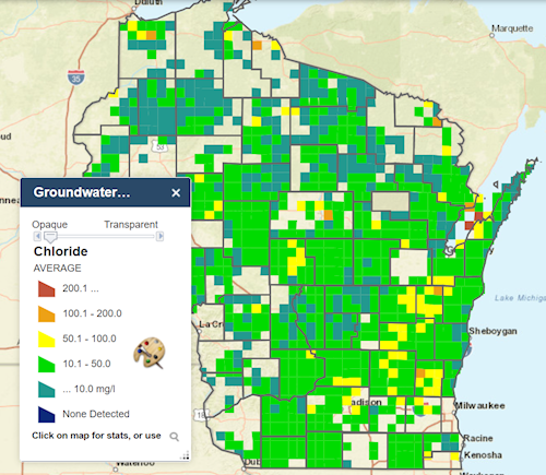 Chloride in WI Groundwater